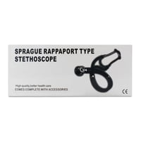 Estetoscopio tipo Rappaport: tres campanas y cinco cabezales